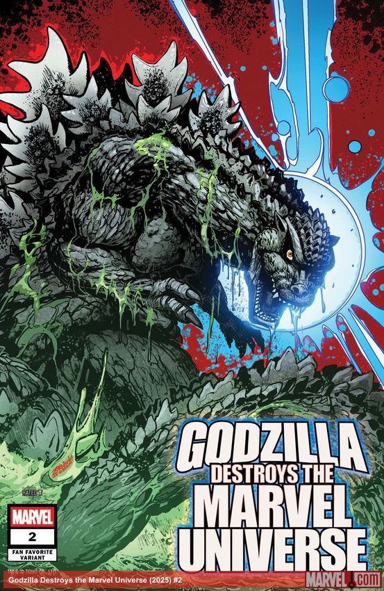 Godzilla Destroys the Marvel Universe (2025) #2 (Variant)
