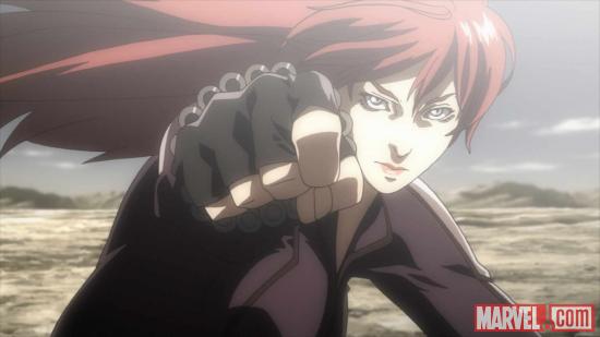 Black Widow in Iron Man: Rise of Technovore