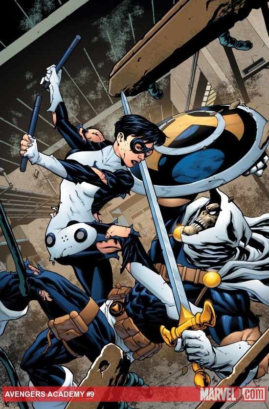 Avengers Academy #9 cover by Mike McKone