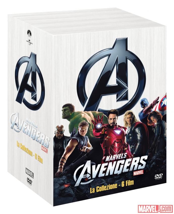 Marvel's The Avengers International Box Set Art - DVD box art