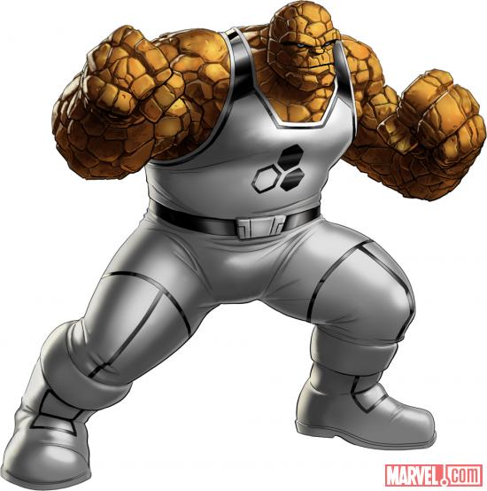 The Thing (alternate costume) character model from Marvel: Avengers Alliance
