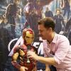 Iron Man cosplayer and Stephen Wacker at Fan Expo 2012