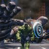 Hulk vs. a giant robot