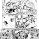 Avengers (2010) #31 preview inks by Brandon Peterson