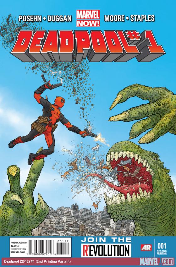 Deadpool (2012) #1 (2nd Printing Variant)