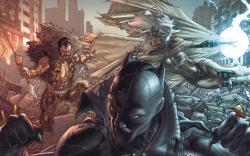 Black Panther: The Man Without Fear #519 & #520 covers by Simone Bianchi