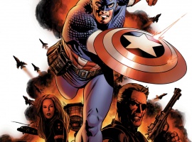 Captain America: Winter Soldier volume one trade paperback cover by Steve Epting
