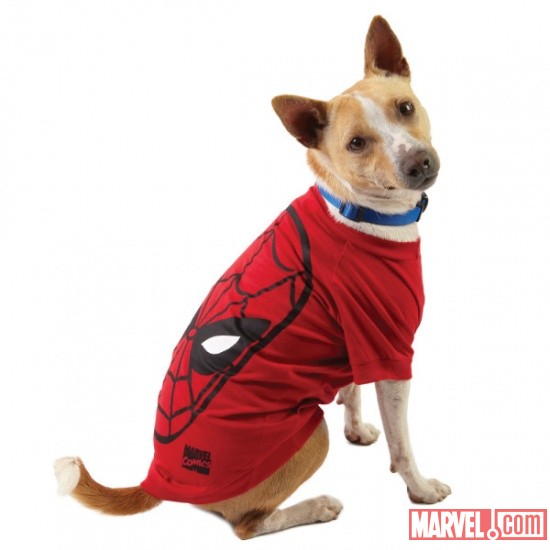 Spider-Man Face Dog Tee by Fetch available at PetSmart 
