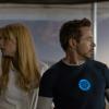 Gwyneth Paltrow and Robert Downey, Jr. star as Pepper Potts and Tony Stark/Iron Man in Iron Man 3