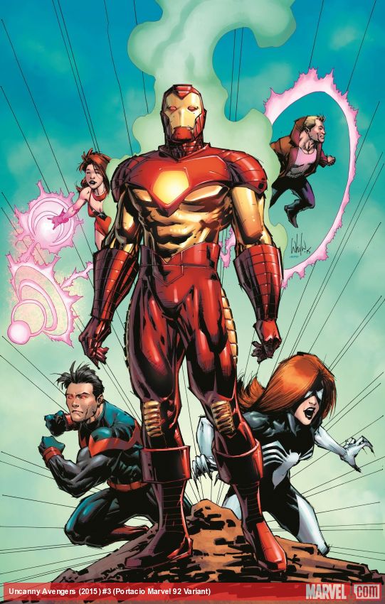 Uncanny Avengers (2015) #3 (Portacio Marvel 92 Variant)