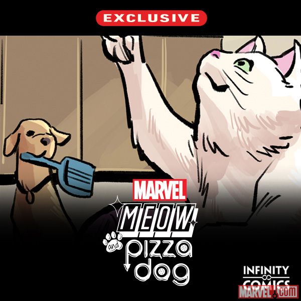 Pizza Dog and Marvel Meow Infinity Comic (2023)