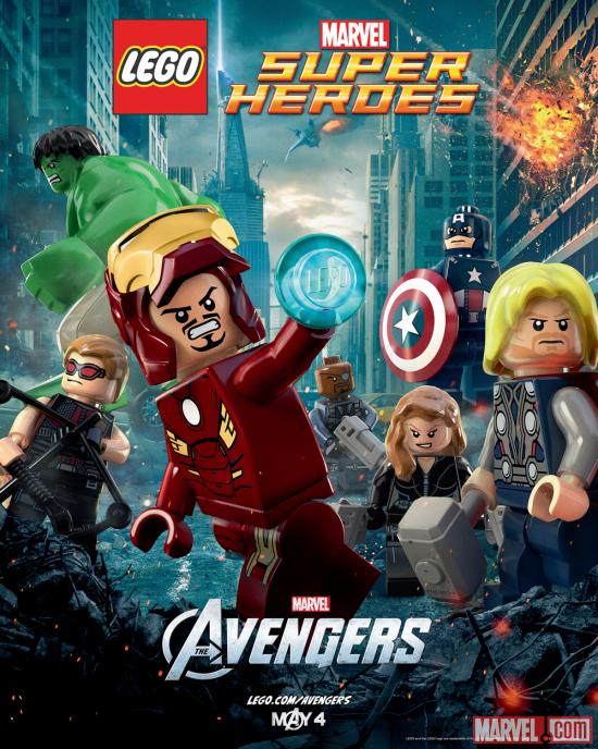 Marvel's The Avengers poster by LEGO