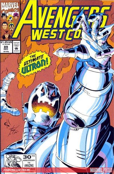 Avengers West Coast #89 cover