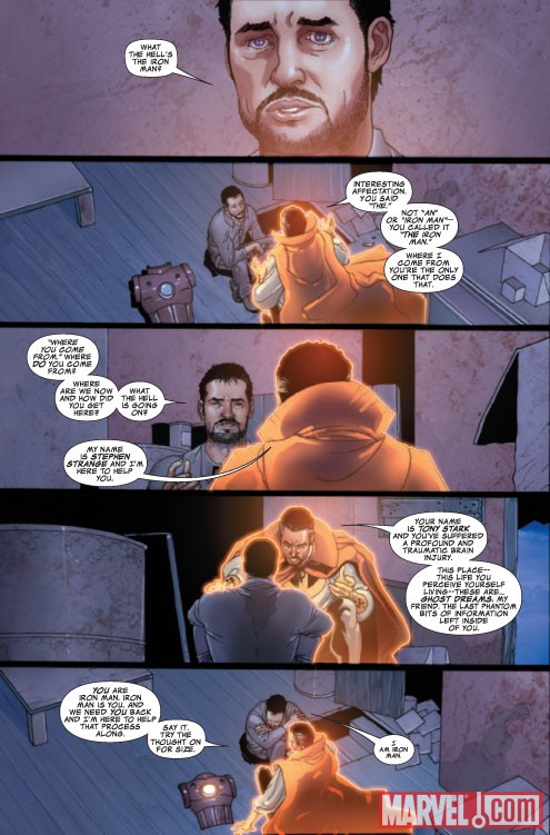 INVINCIBLE IRON MAN #23 Art by Salvador Larroca