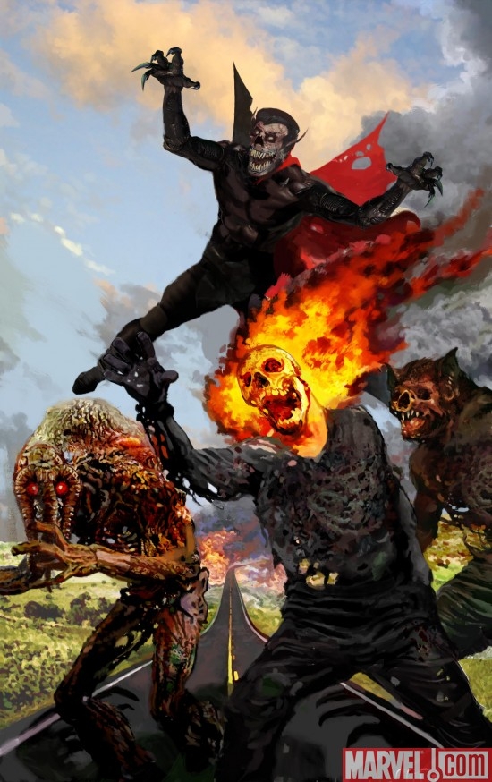 MARVEL ZOMBIES 4 #1 cover by Arthur Suydam
