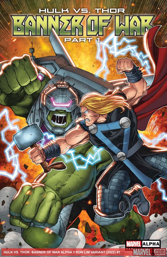 Hulk vs. Thor: Banner Of War Alpha (2022) #1 (Variant)