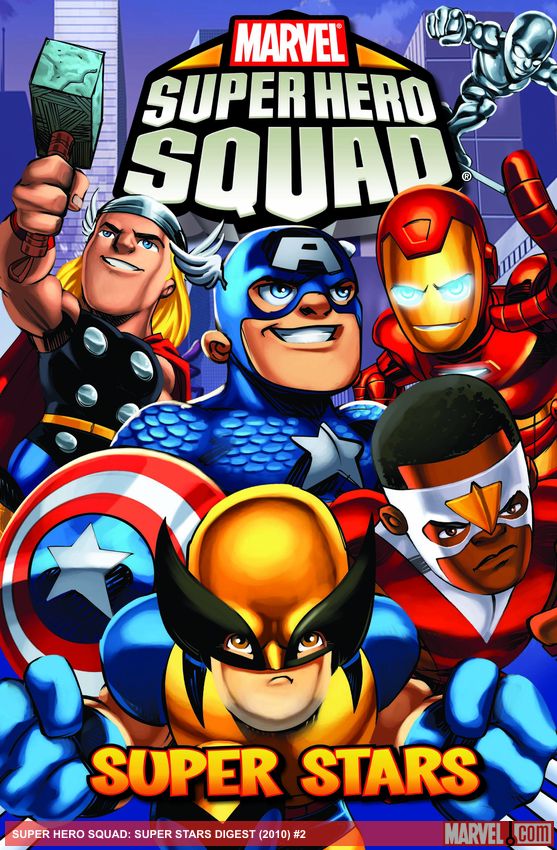 SUPER HERO SQUAD: SUPER STARS (Digest)