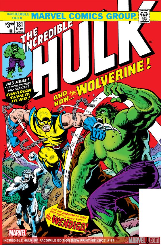INCREDIBLE HULK 181 FACSIMILE EDITION [NEW PRINTING] (2023) #181