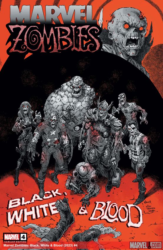 Marvel Zombies: Black, White & Blood (2023) #4 (Variant)
