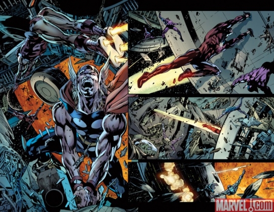 CAPTAIN AMERICA: REBORN #3 preview art by Bryan Hitch & Butch Guice