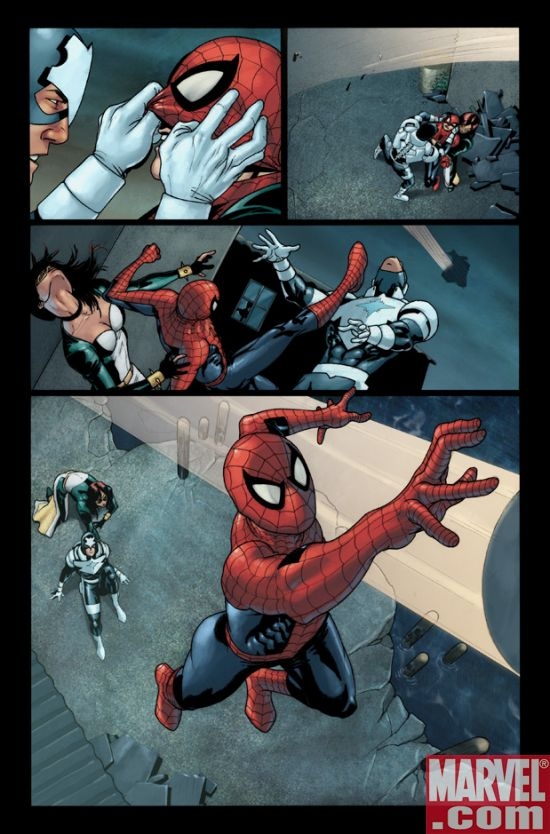 AMAZING SPIDER-MAN #550 Interior Art