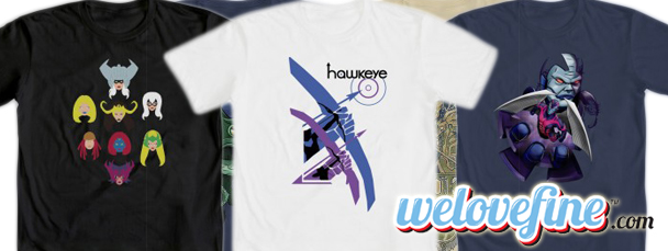 WeLoveFine debuts all-new Marvel t-shirts