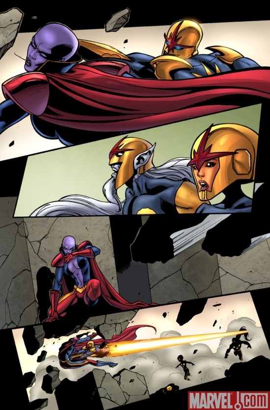 NOVA #28 preview art by Andrea Di Vito