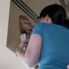 Christina Strain works on the Black Widow at the Palm Restaurant