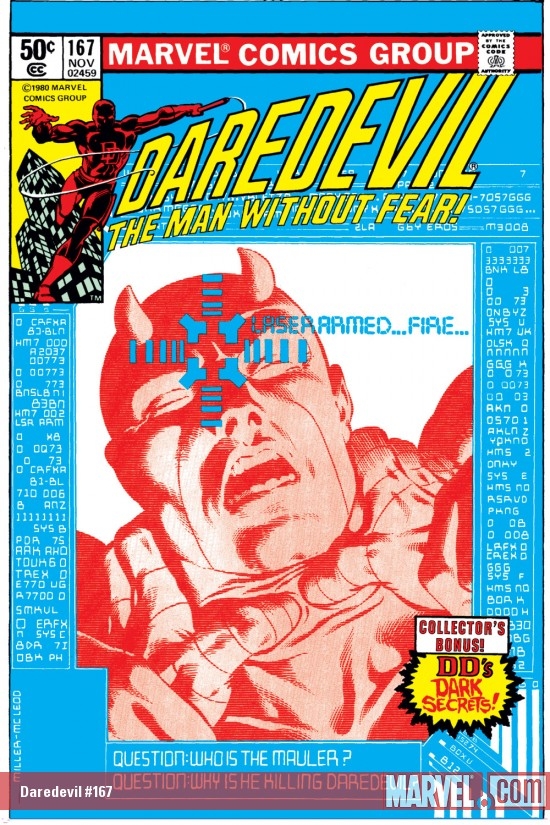 DAREDEVIL #167 COVER