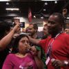 Another happy fan takes something home