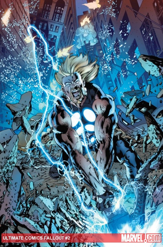 Ultimate Comics Fallout #2 cover by Bryan Hitch