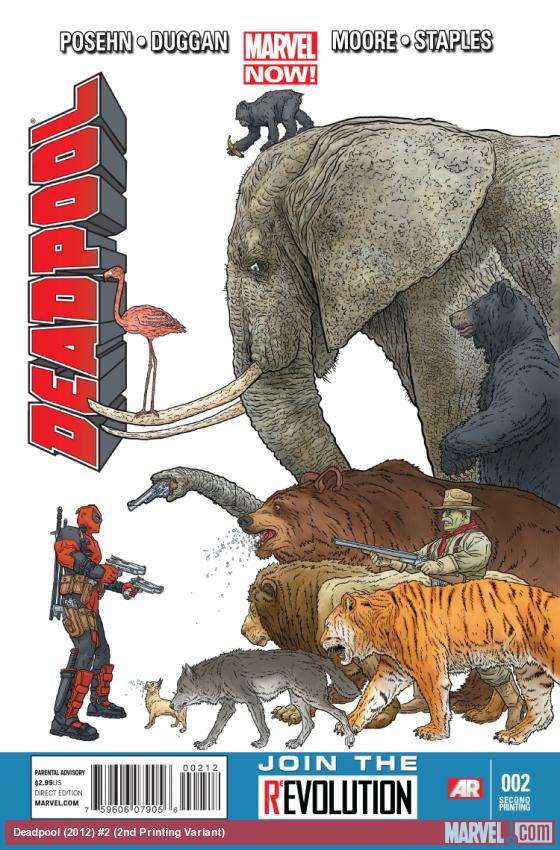 Deadpool (2012) #2 (2nd Printing Variant)