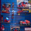 Spider-Man figures on display at the Hasbro Showroom