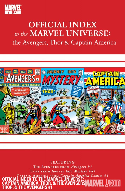 Avengers, Thor & Captain America: Official Index to the Marvel Universe (2010 - 2011)