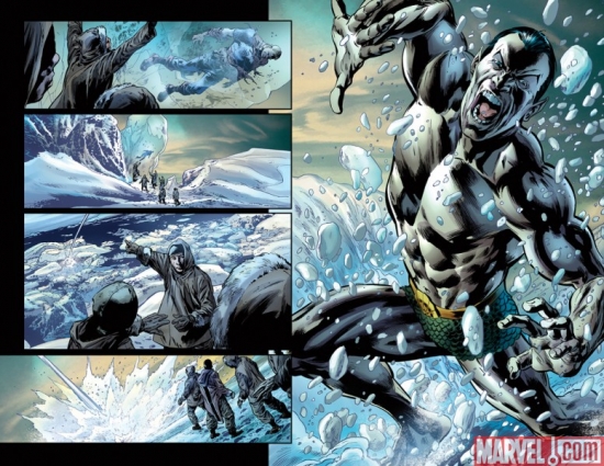 CAPTAIN AMERICA: REBORN #3 preview art by Bryan Hitch & Butch Guice