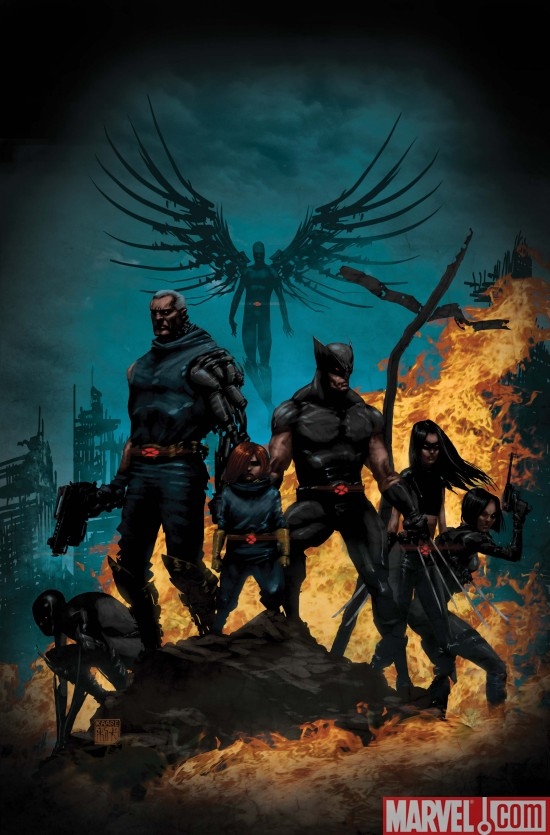 X-FORCE/CABLE: MESSIAH WAR PROLOGUE Cover by Kaare Andrews