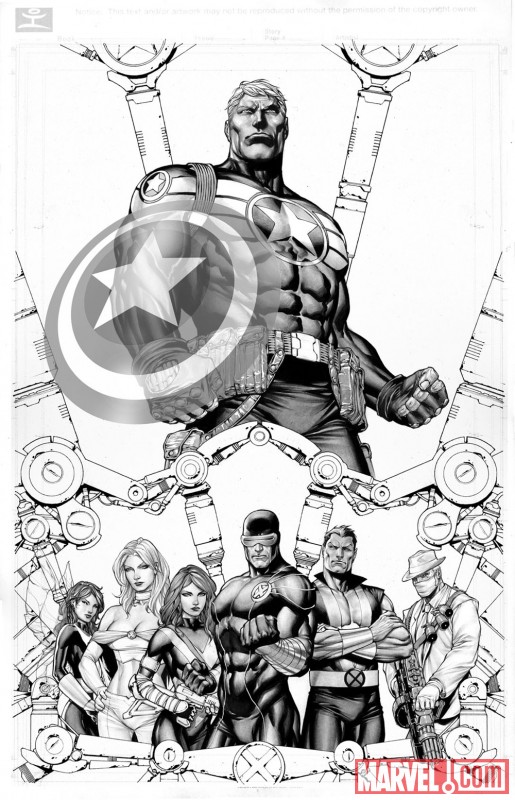 Image Featuring X-Men, Sub-Mariner, Hope Summers, Captain America, Cyclops