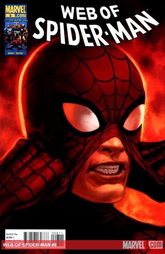Web of Spider-Man (2009) #8 cover by Jelena Kevic-Djurdjevic