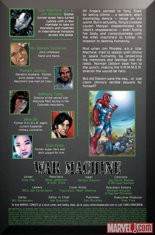 War Machine (2008) #10