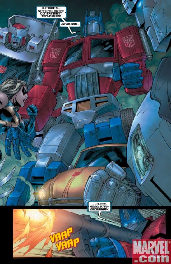 New Avengers/ Transformers #2 Page 3