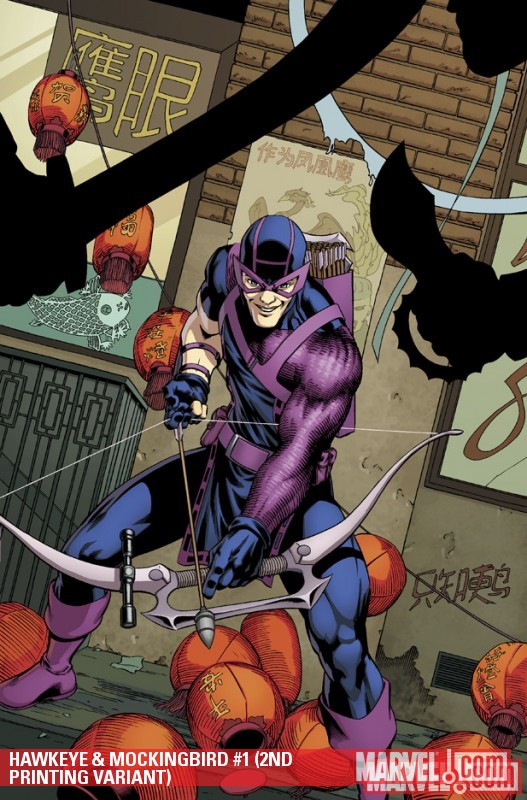Hawkeye & Mockingbird (2010) #1 (2ND PRINTING VARIANT)