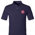 Captain America logo polo shirt from WeLoveFine