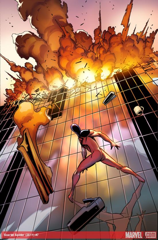 Scarlet Spider #7 preview art by Khoi Pham, Tom Palmer & Edgar Delgado