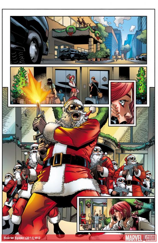 Scarlet Spider #12 preview art by Reilly Brown