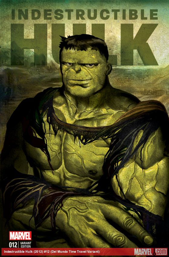 Indestructible Hulk (2012) #12 (Del Mundo Time Travel Variant)