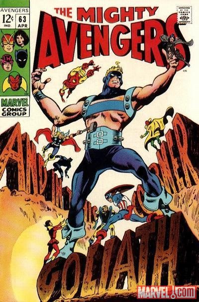 Clint Barton in the Goliath costume