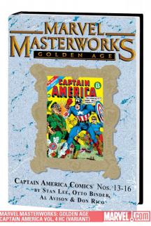 Marvel Masterworks: Golden Age Captain America Vol. 4 (Variant) (Hardcover)