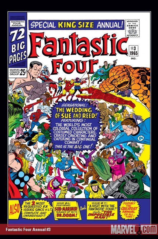 FANTASTIC FOUR ANNUAL #3 COVER