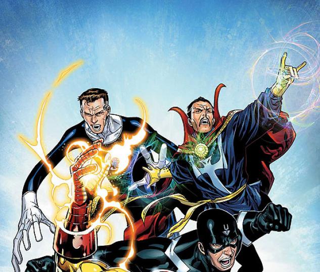 New Avengers: Illuminati #3 cover by Jim Cheung
