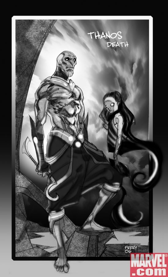 Alternate Thanos design by Ferry.